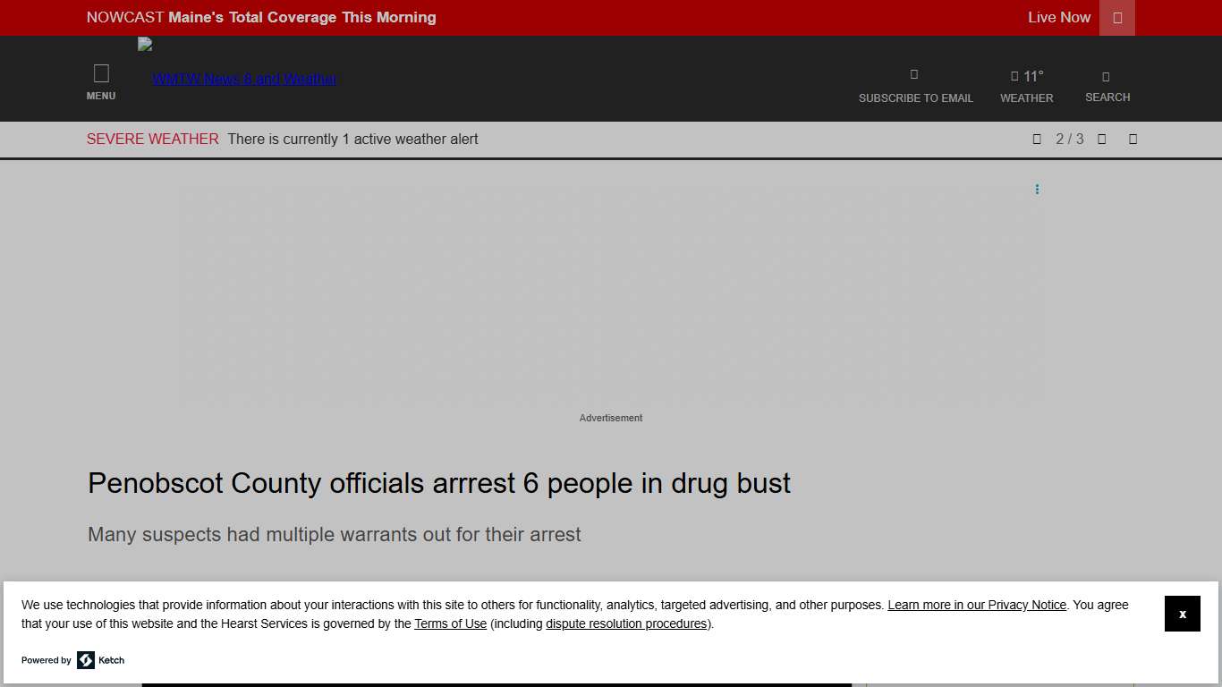 Penobscot County officials arrrest 6 people in drug bust