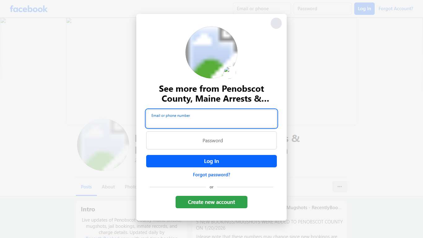 Penobscot County, Maine Arrests & Mugshots - RecentlyBooked.com | Facebook